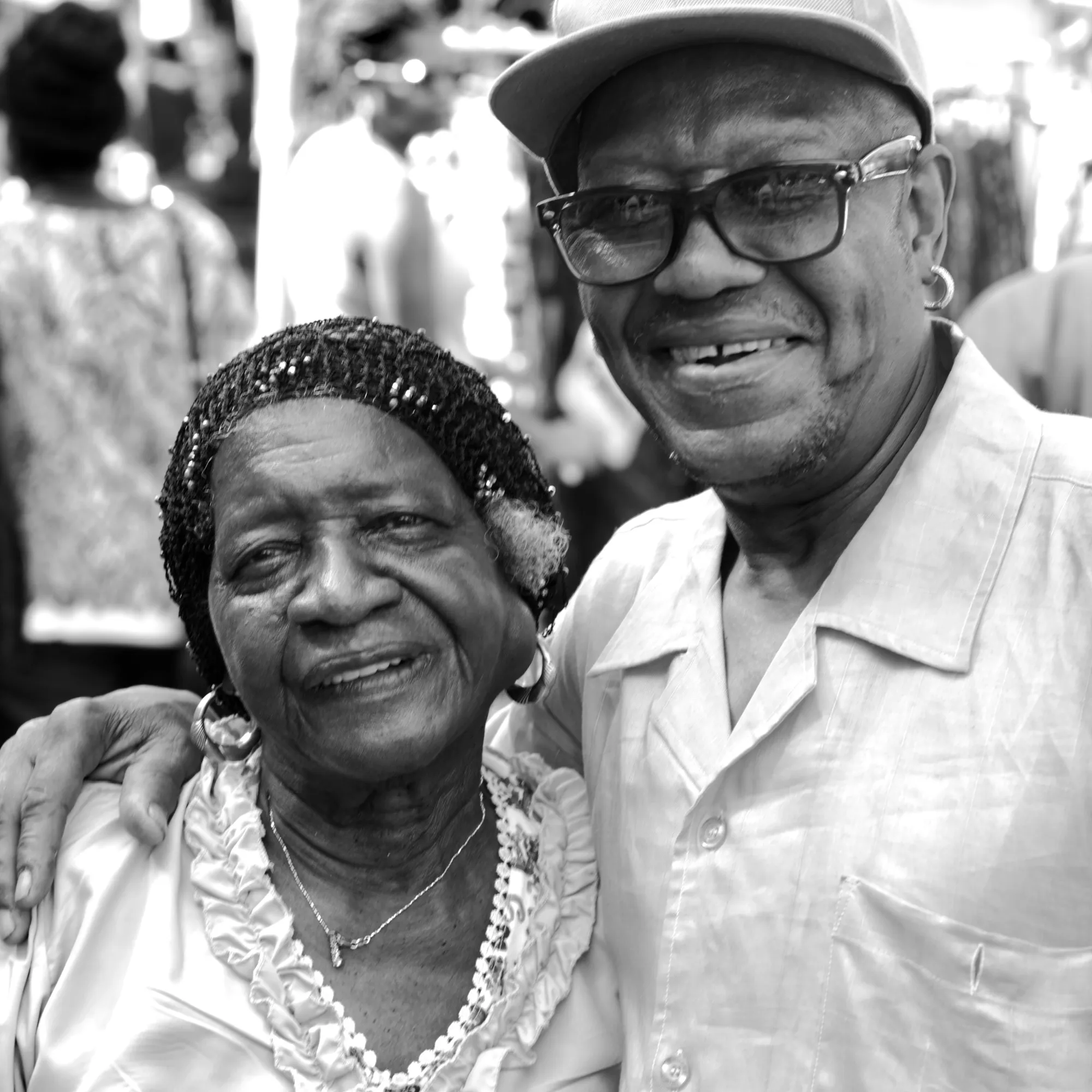 An older couple in an intimate, quiet moment. The generations whose health stories the system has too often failed.